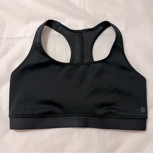 Black adidas sports bra